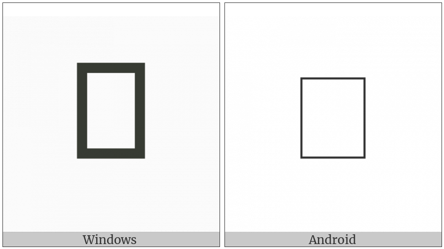 Bamum Letter Phase-A Ngkuenzeum on various operating systems