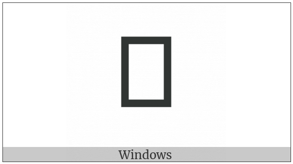 Bamum Letter Phase-A Ntap Mfaa on various operating systems