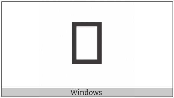 Bamum Letter Phase-A Maenyi on various operating systems