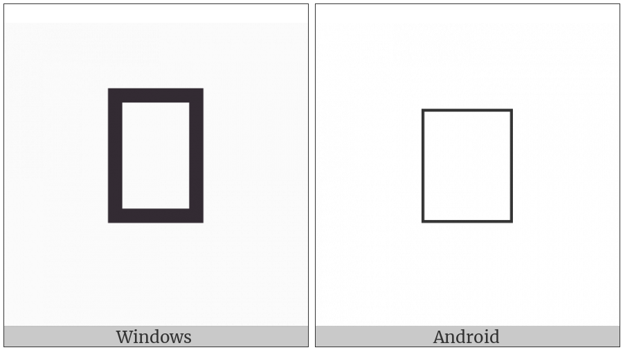 Bamum Letter Phase-A Soq on various operating systems
