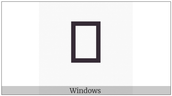 Bamum Letter Phase-A Nggen on various operating systems