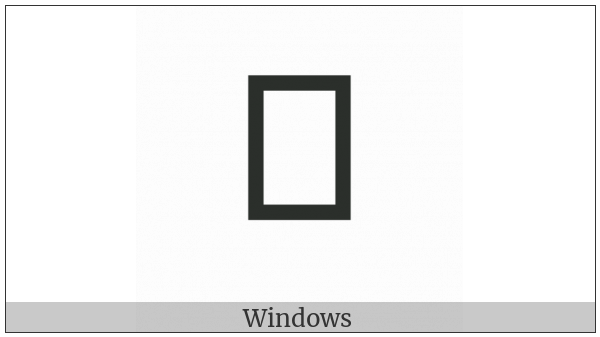 Bamum Letter Phase-B Lam Nshut Nyam on various operating systems