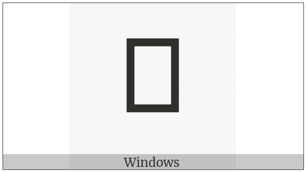Bamum Letter Phase-B Mfon Teuaeq on various operating systems