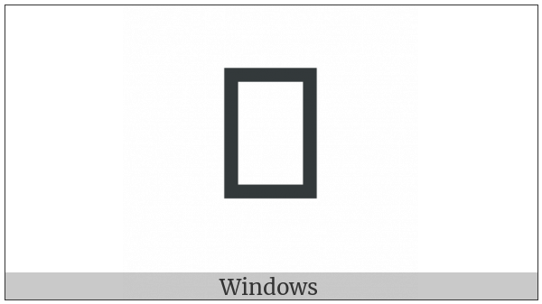 Bamum Letter Phase-C Kaa on various operating systems