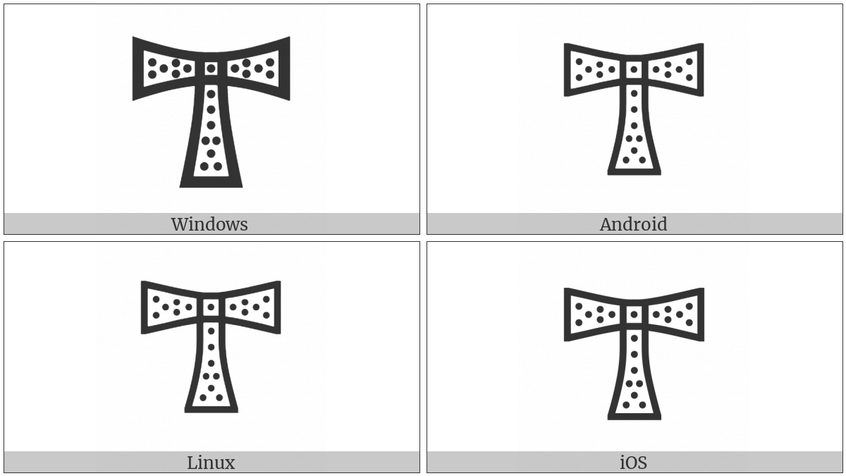 Bamum Letter Phase-C Veuaepen on various operating systems