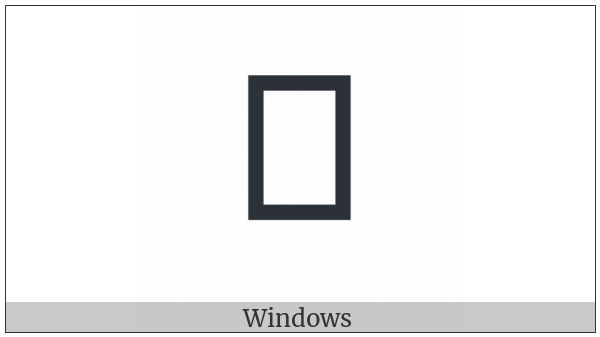Bamum Letter Phase-C Ndap on various operating systems