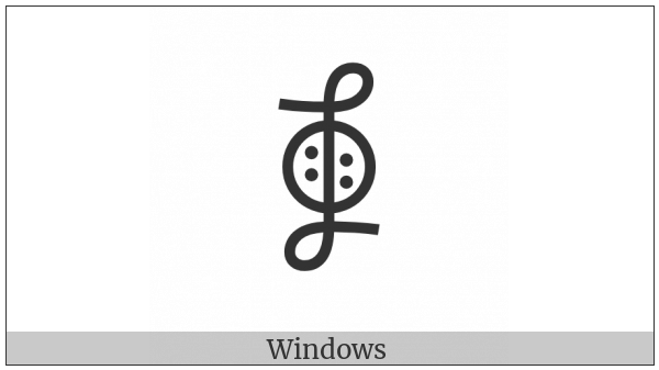 Bamum Letter Phase-D Sheuae on various operating systems