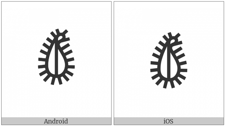 Bamum Letter Phase-D Ghaa on various operating systems