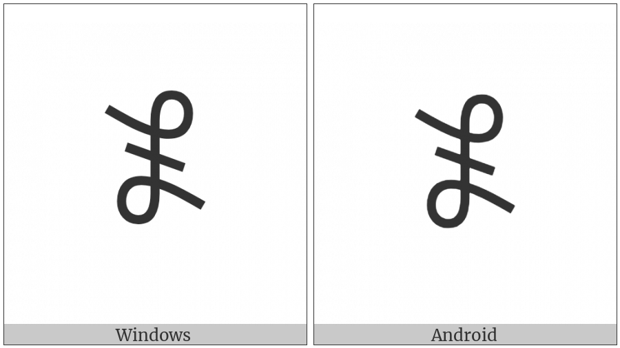 Bamum Letter Phase-D Nsieep on various operating systems