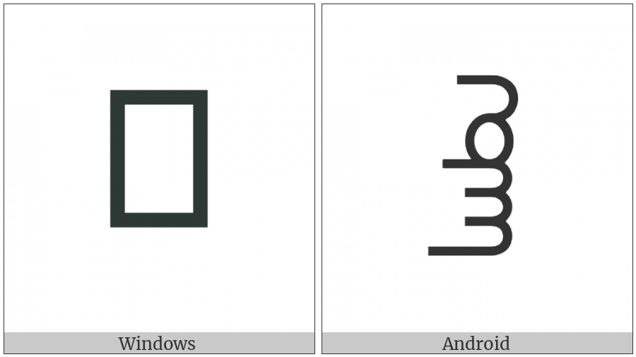 Bamum Letter Phase-D Toq on various operating systems