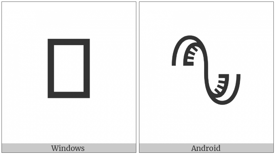 Bamum Letter Phase-D Ti on various operating systems