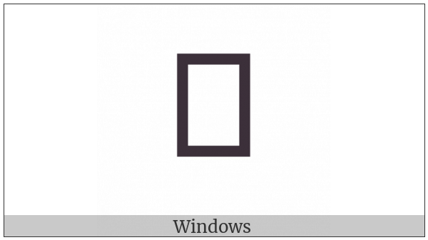 Bamum Letter Phase-E Yap on various operating systems