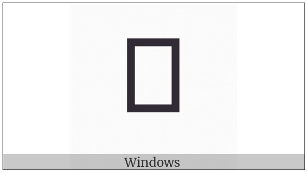 Bamum Letter Phase-E Nyi Cleaver on various operating systems