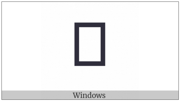 Bamum Letter Phase-E Nzuq on various operating systems