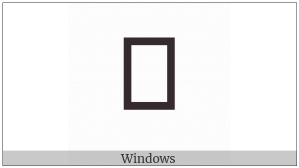 Bamum Letter Phase-E Muae on various operating systems