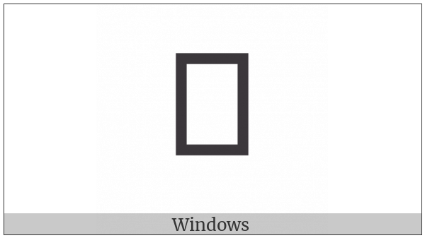 Bamum Letter Phase-E I on various operating systems