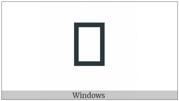 Bamum Letter Phase-E Na on various operating systems