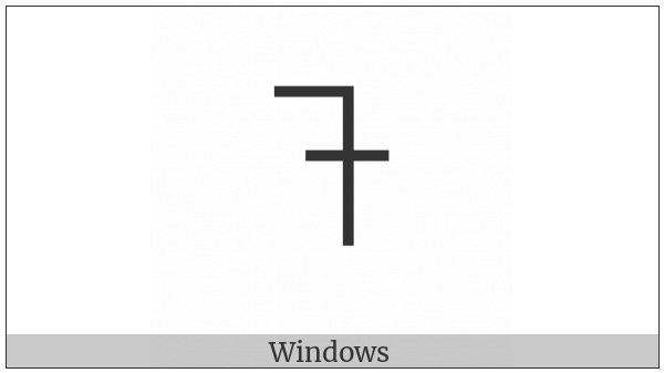 Bamum Letter Phase-F Nyi on various operating systems
