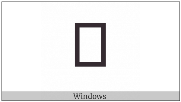 Bamum Letter Phase-F Ru on various operating systems