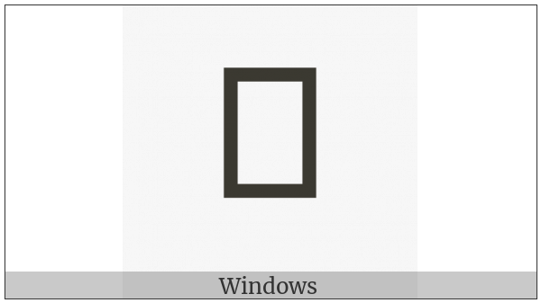 Bamum Letter Phase-F Reux on various operating systems