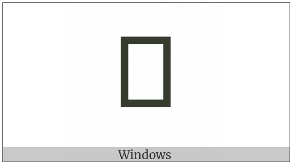 Bamum Letter Phase-F Loq on various operating systems