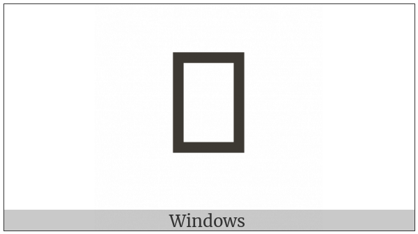 Bassa Vah Letter Zo on various operating systems