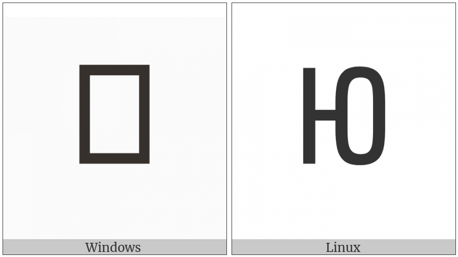 Pahawh Hmong Sign Zwj Thaj on various operating systems