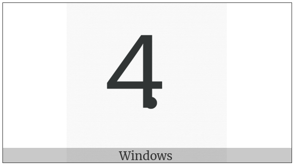 Digit Four Full Stop on various operating systems
