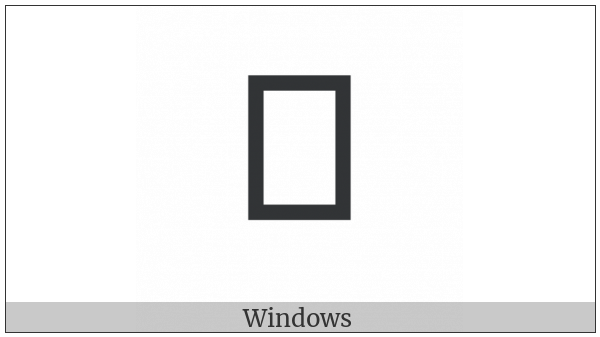 Parenthesized Latin Small Letter N on various operating systems