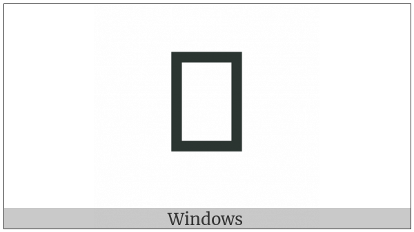 Parenthesized Latin Small Letter S on various operating systems