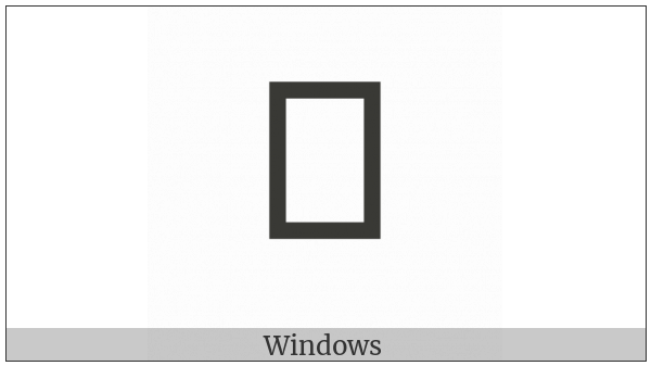 Miao Letter Yi Ta on various operating systems