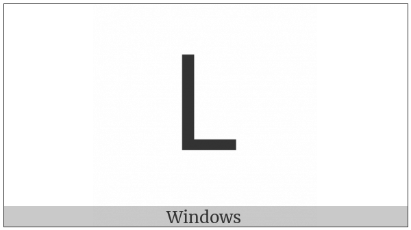 Miao Letter La on various operating systems