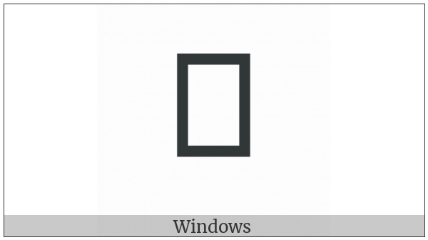 Miao Letter Tlhya on various operating systems