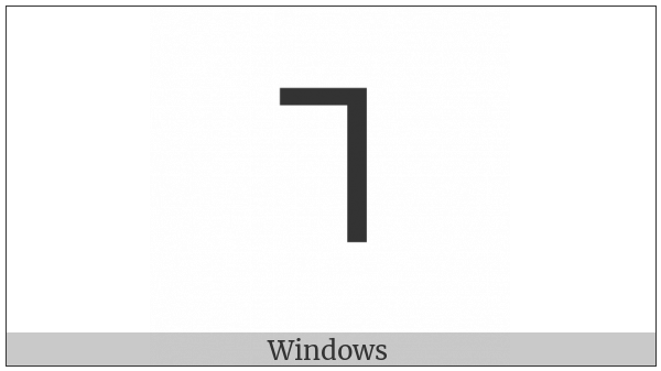 Miao Letter Ha on various operating systems