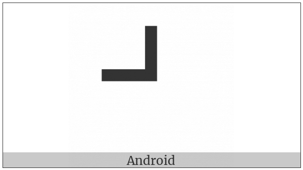 Box Drawings Heavy Up And Left on various operating systems