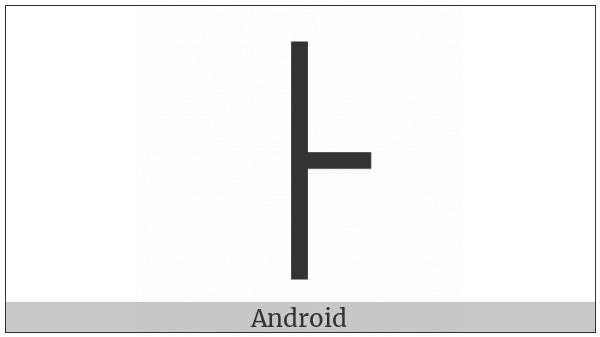 Box Drawings Light Vertical And Right on various operating systems