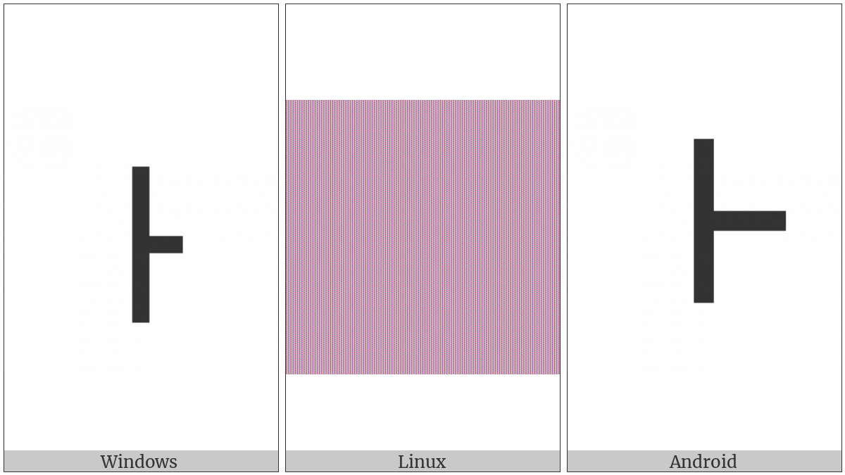 Box Drawings Heavy Vertical And Right on various operating systems