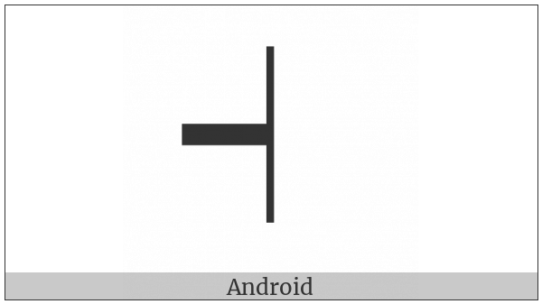 Box Drawings Vertical Light And Left Heavy on various operating systems
