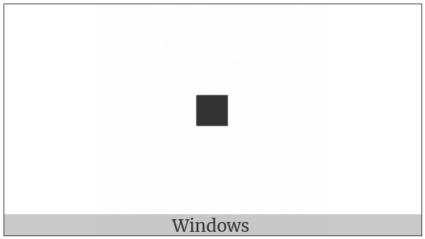 Black Small Square on various operating systems