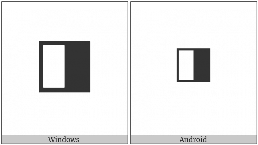 Square With Right Half Black on various operating systems