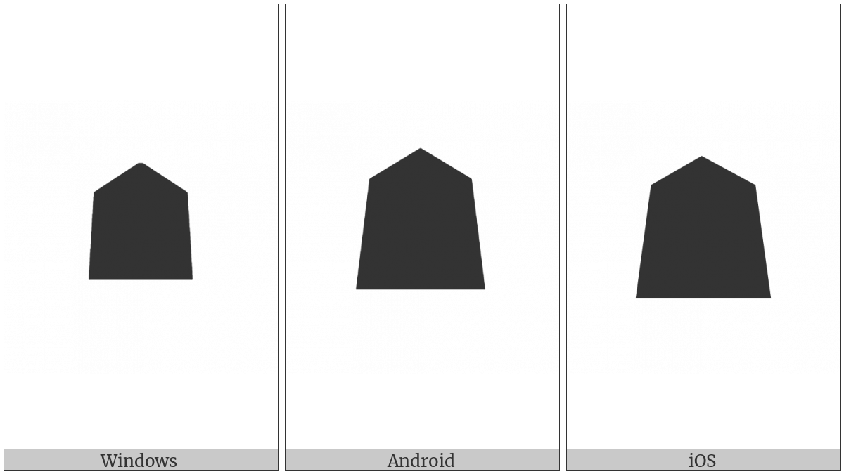 Black Shogi Piece on various operating systems