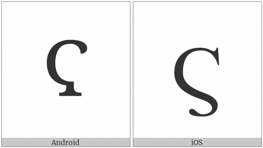 Greek Letter Stigma on various operating systems