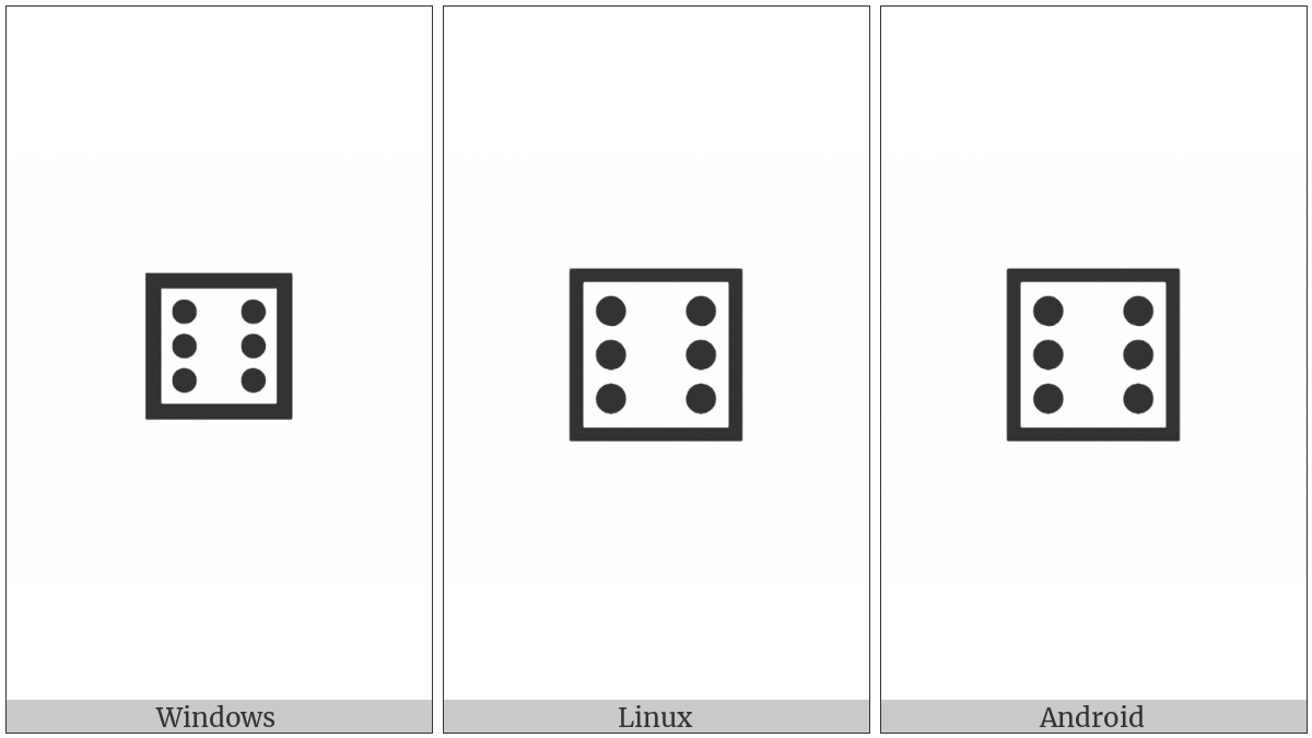Die Face-6 on various operating systems