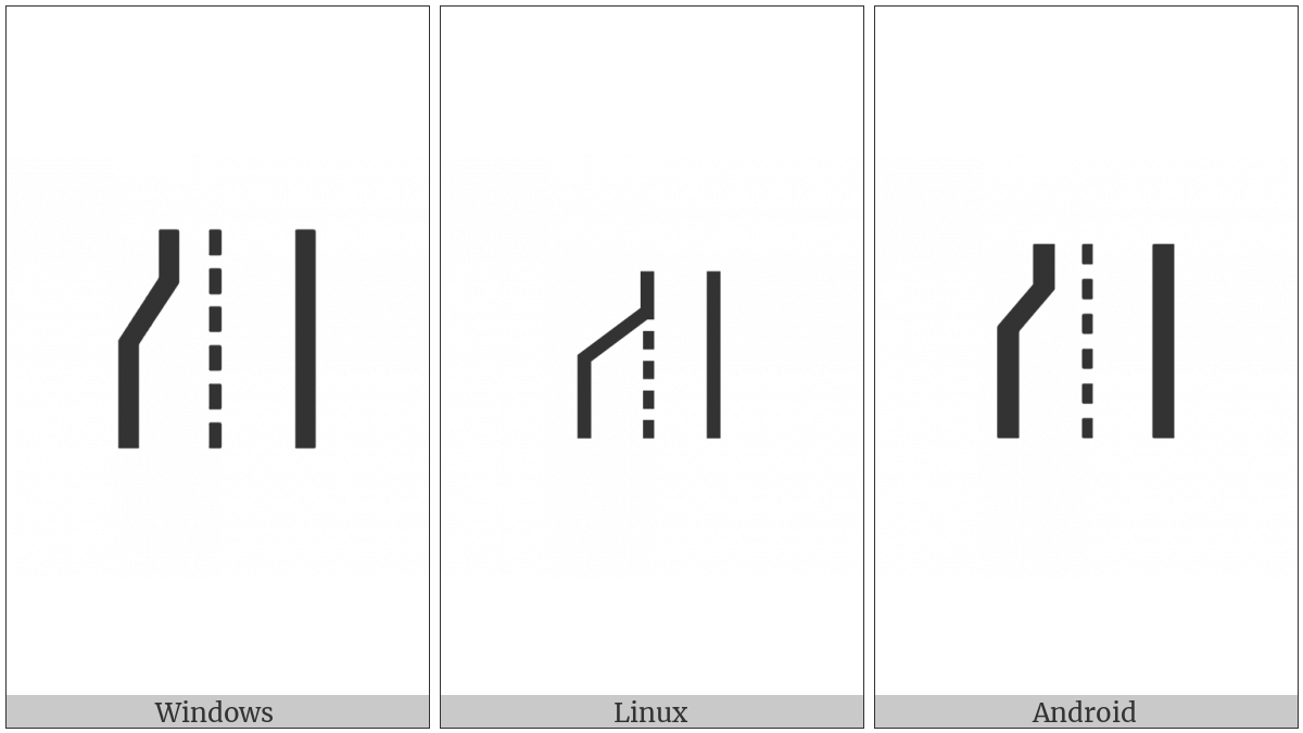 White Left Lane Merge on various operating systems