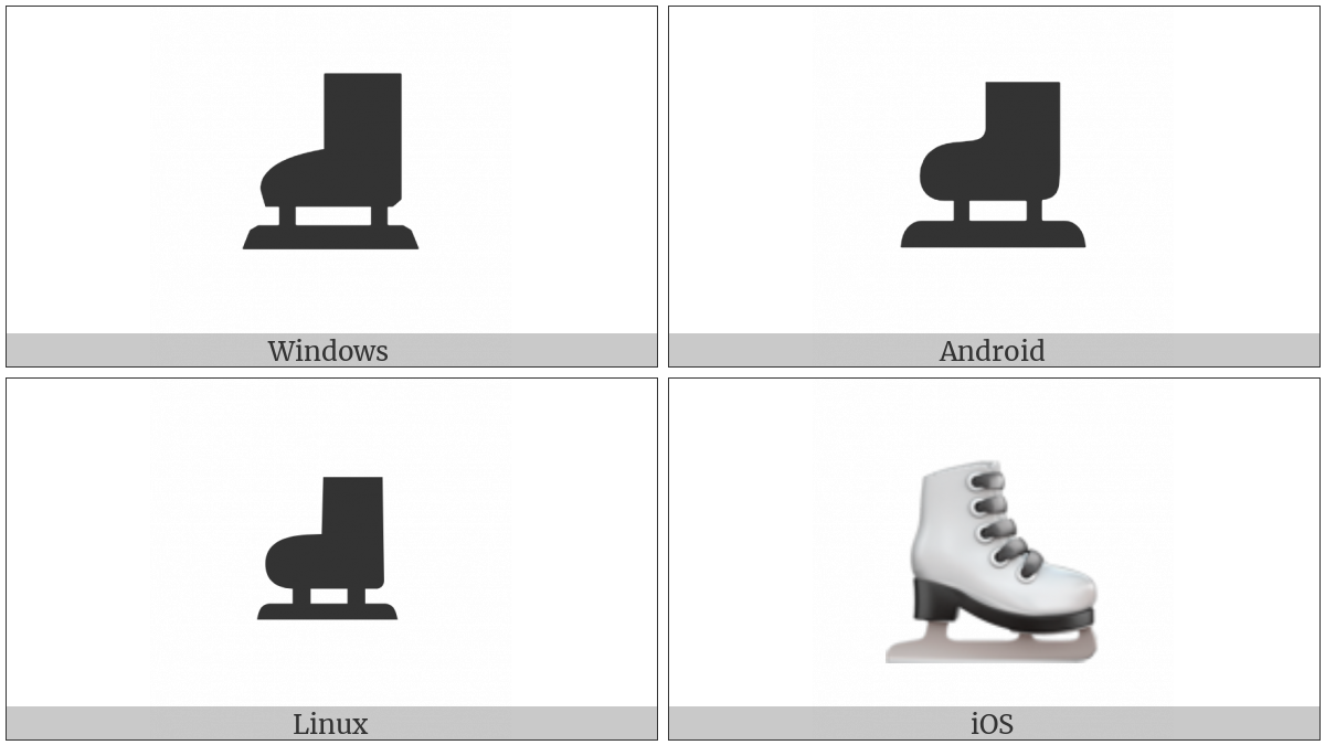 Ice Skate on various operating systems