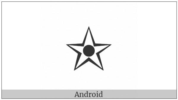 Black Centre White Star on various operating systems
