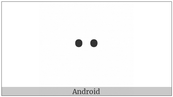 Braille Pattern Dots-25 on various operating systems
