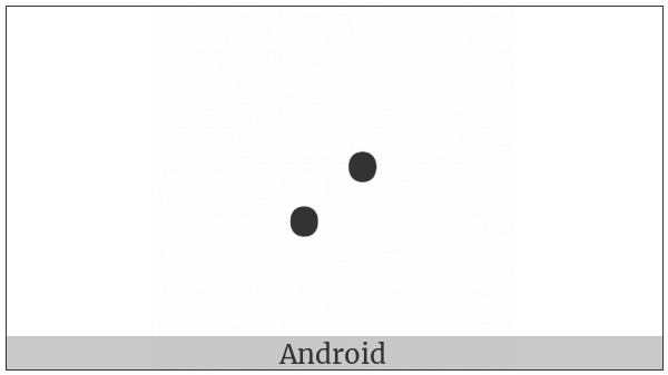 Braille Pattern Dots-35 on various operating systems