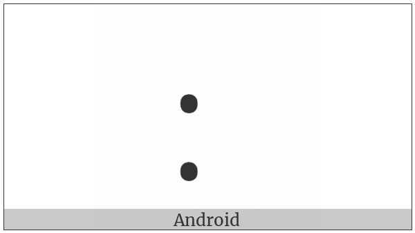 Braille Pattern Dots-27 on various operating systems