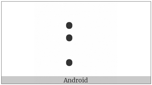 Braille Pattern Dots-127 on various operating systems